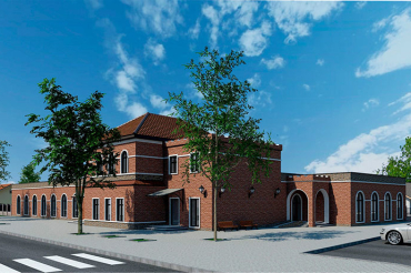 Архитектурное бюро «Территория» разработало концепцию реконструкции магазина «Перекресток» в Заславле