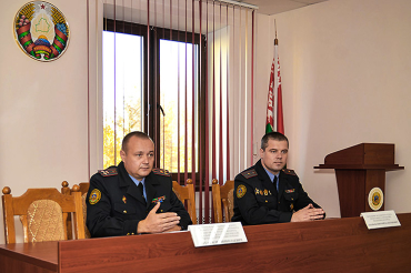 В Заславском отделе Департамента охраны МВД прошёл Единый день информирования