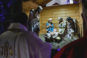 В костёле Пресвятой Девы Марии заславчане-католики встретили Рождество Христово! 