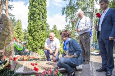 Память погибших в Великой Отечественной войне почтили в Заславле